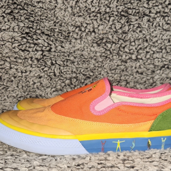 adidas Other - Adidas Originals Nizza Slip-On Pride Rainbow GW2421 - Men's Size 10